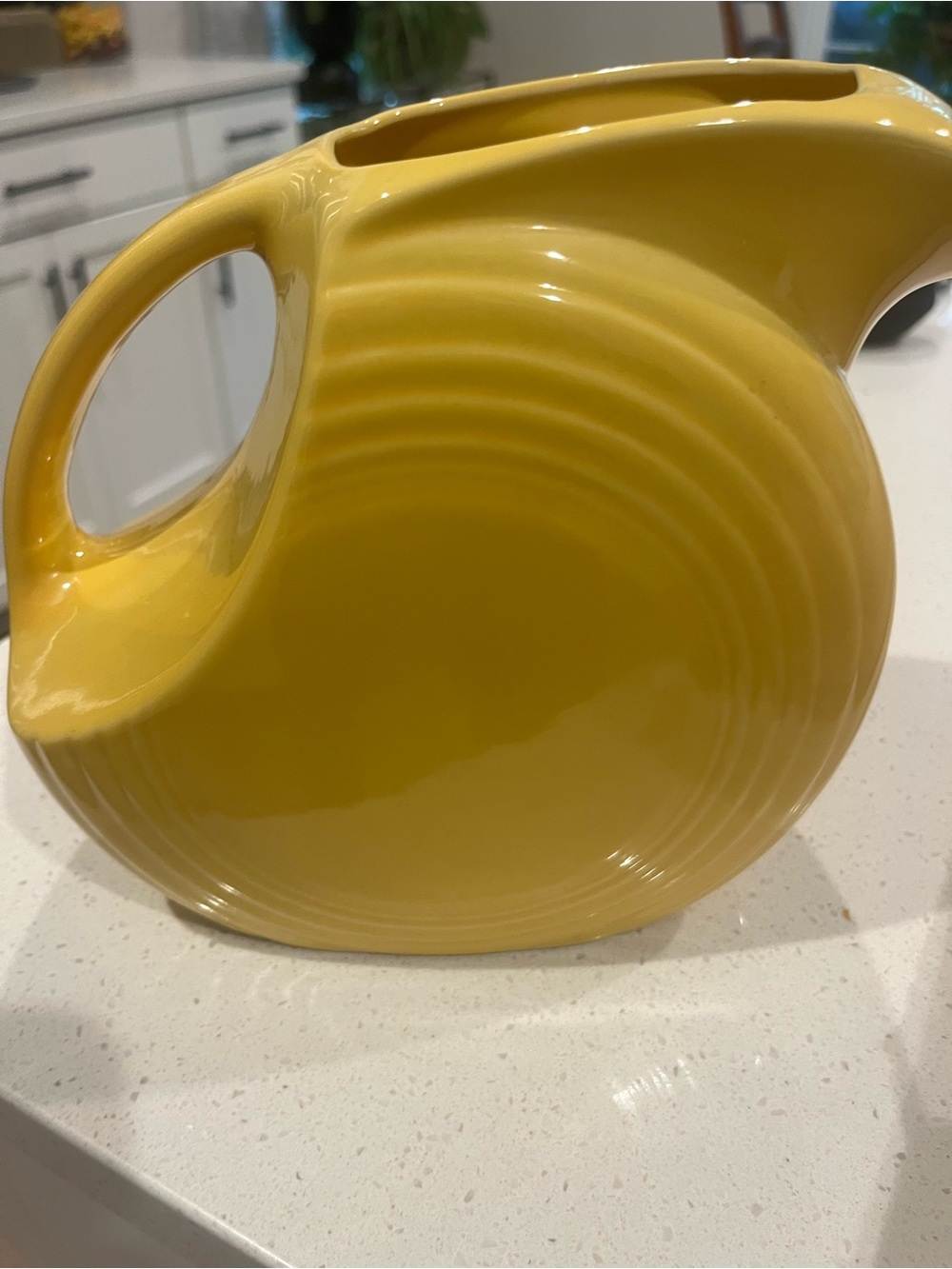 Fiestaware Yellow Disk Pitcher